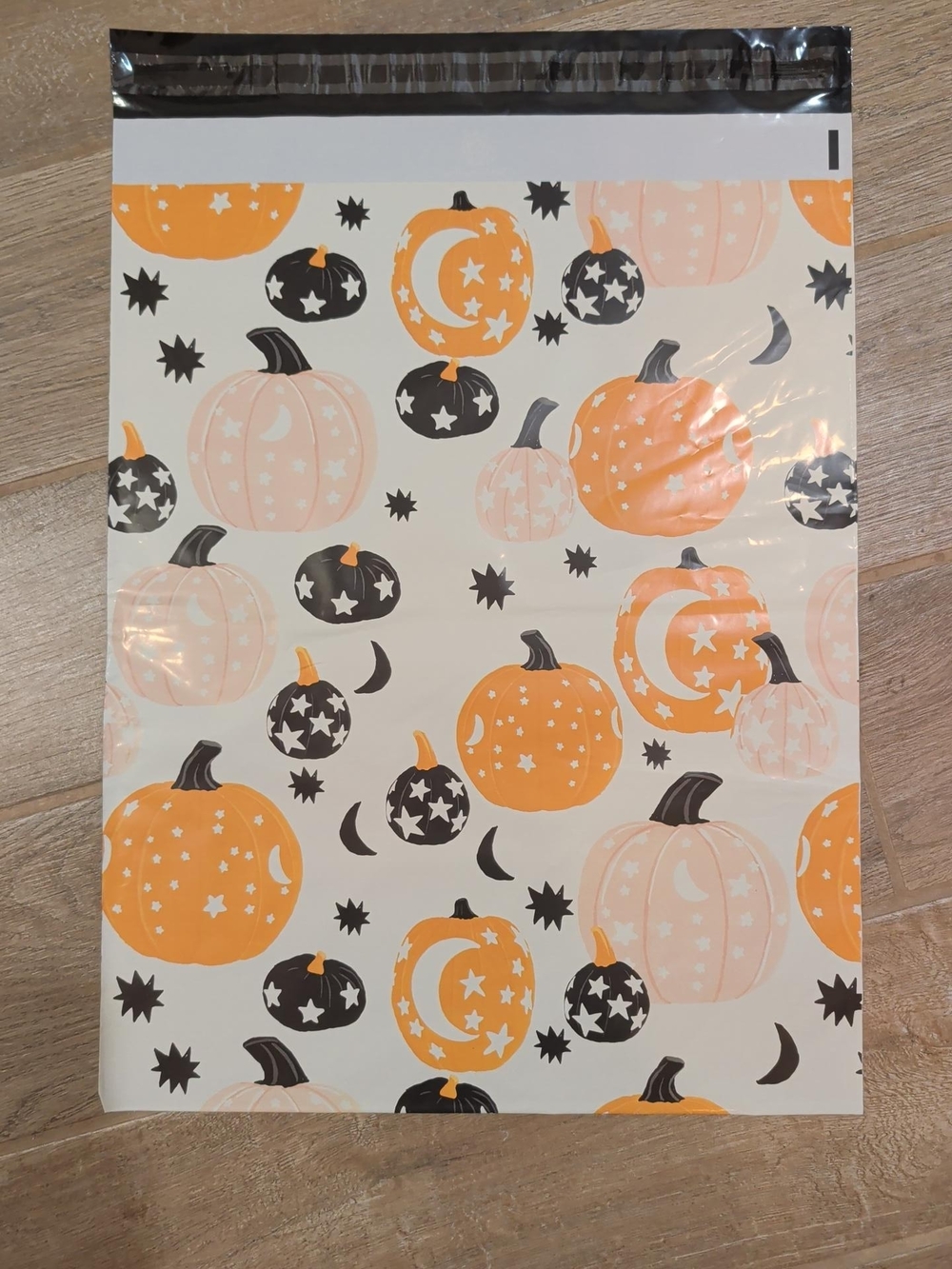 Pink & Orange Halloween Pumpkin Polymailers - 10 Pack - Picture 2 of 2